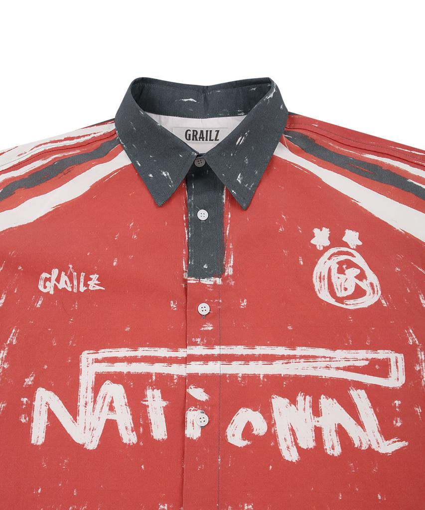 GRAILZ Football Illusion Shirt [Red]