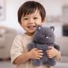 Fluffy Design White Cat Plush Toy Soft Toys Plush Animal Ideal Gift Stuffed Animal  Home Decor