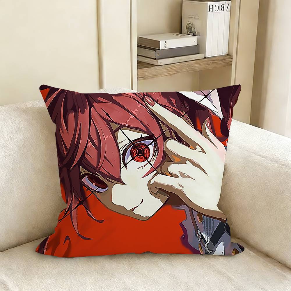Cute Girl K-Kasane T-Teto Various Sizes Square Pillow Case For Car Home Bedchamber Decor