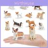 Shiba Inu Pvc Dog Model For Kids Educational Collectible Toy With Realistic Appearance