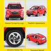 1:64 Scale Forester  Cars Model Diecast Alloy Toys Birthday Advanced Ornament Four Wheel Suspension Rubber Tire Vehice Gifts
