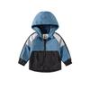 Trendy Children's Clothing Autumn and Winter Boys' Hoodie Jacket Children's Fleece-lined Double Layer Zip-up Shirt Baby Boys' Windcheater
