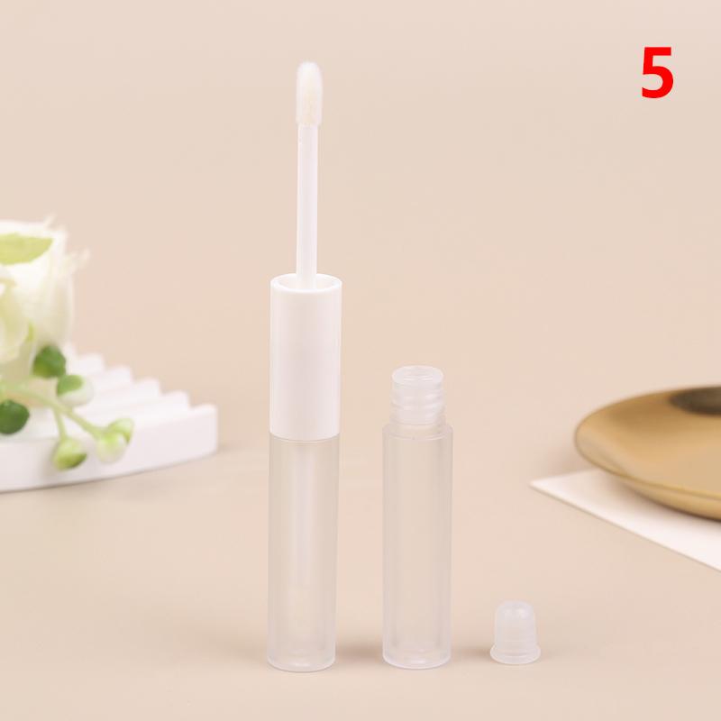 Double Head Clear Empty Mascara Tube With Wand Diy Eyeliner Tube Lip Gloss Bottle Packaging Eyelash Cosmetic Container Bottle