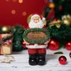 Christmas Ornaments Resin Craft Santa Claus Desktop Decoration Festive Santa Claus Resin Statues for Holiday for Shelf Home