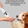 Quiet Rechargeable Dog Cats Nail Trimmer With Low Noise Motor And 2 Speed For Grooming