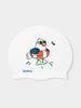 BARREL Mr. Seagull Silicone Swim Cap White (B5Suasc016Wht)