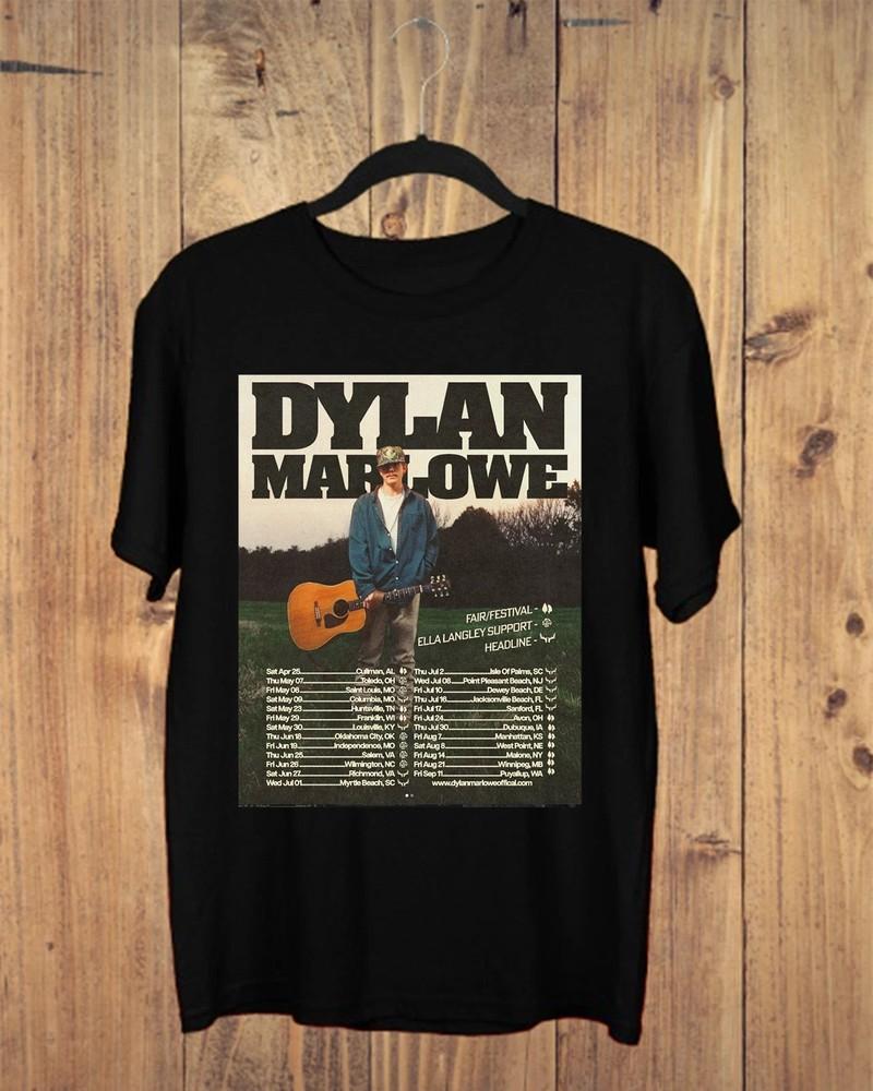 Dylan Marlowe On Tour 2026 T Shirt Full Size S4XL Unisex T-Shirt XXL