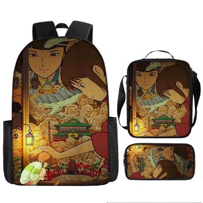 Elementary and Secondary School Students Spirited Away School Bag Hayao Miyazaki Children's Fashion Backpack Waterproof Large Capacity Backpack