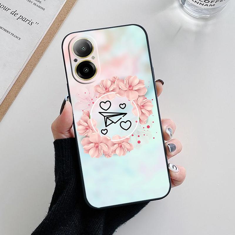 

For Realme C67 4G Case Fashion Soft Silicone Back Cases for Realme C67 C 67 4G RMX3890 Phone Cover RealmeC67 4G etui Fundas Realme C67 4G