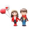 Car Cartoon Couples Dashboard Ornament Cute Couples Action Figure Balloon Auto Interior Dashboard Accessories for Girls Gif K8W7