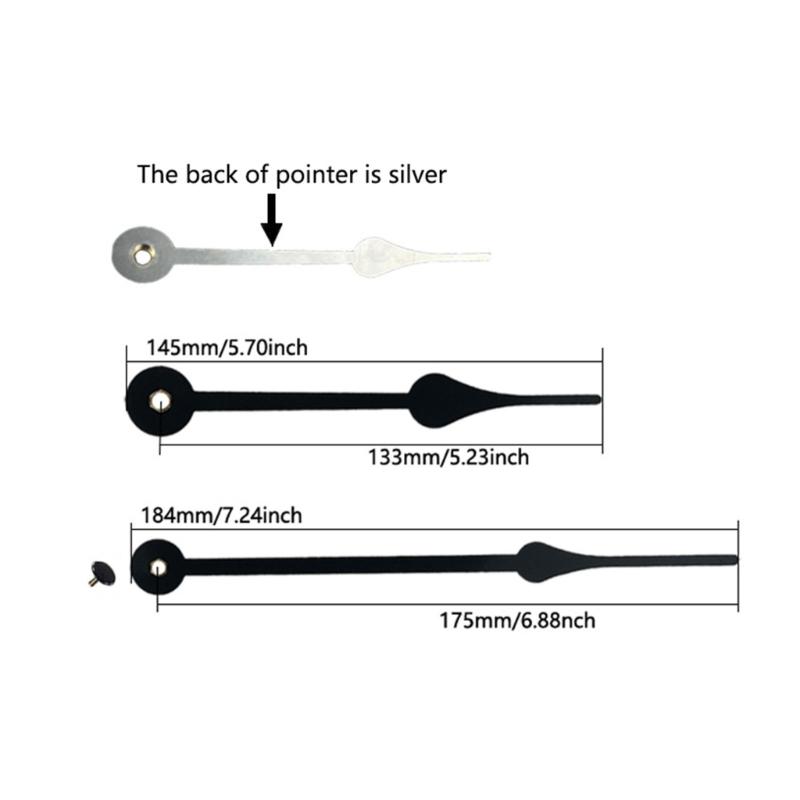 Clock Movement Kits, Battery Operated Quartzs Movement Replacement, Long and Short Wall Clock Mechanism, Motor