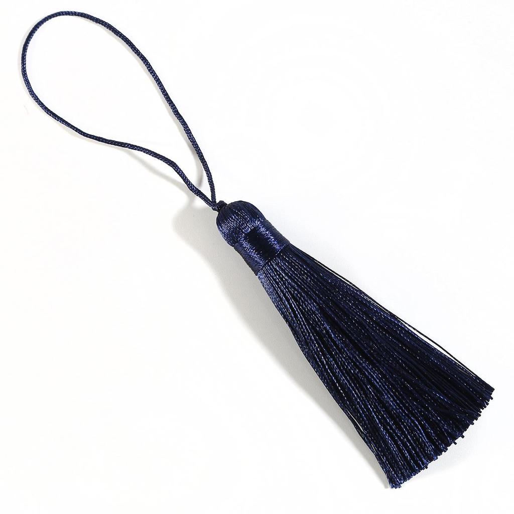 Polyester Seidenquaste Hängende Quaste mit Spitze für DIY Schmuckherstellung Zubehör Bastelarbeiten