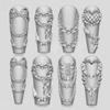 Stereoscopic Design Silicone Nail Mold Nonstick Surface 3D Nail Decoration Mold  Home Manicure