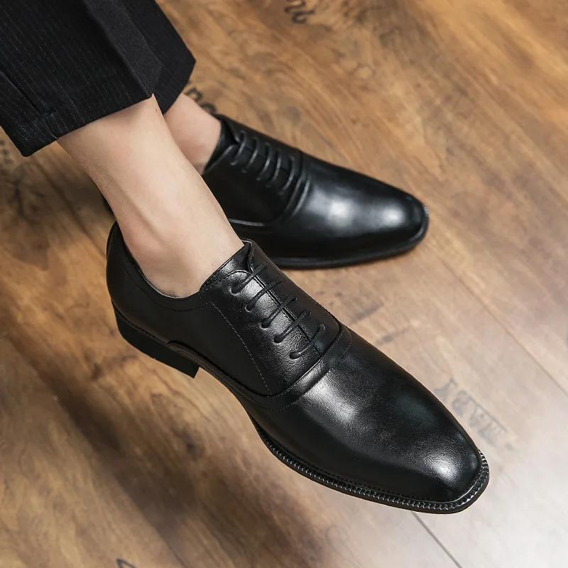 Luxus Herren Business-Schuhe Klassisch Italien Spitze Leder Schuhe Oxfords Formelle Business-Schuhe für Herren Hochzeitsschuh Zapatos Hombre