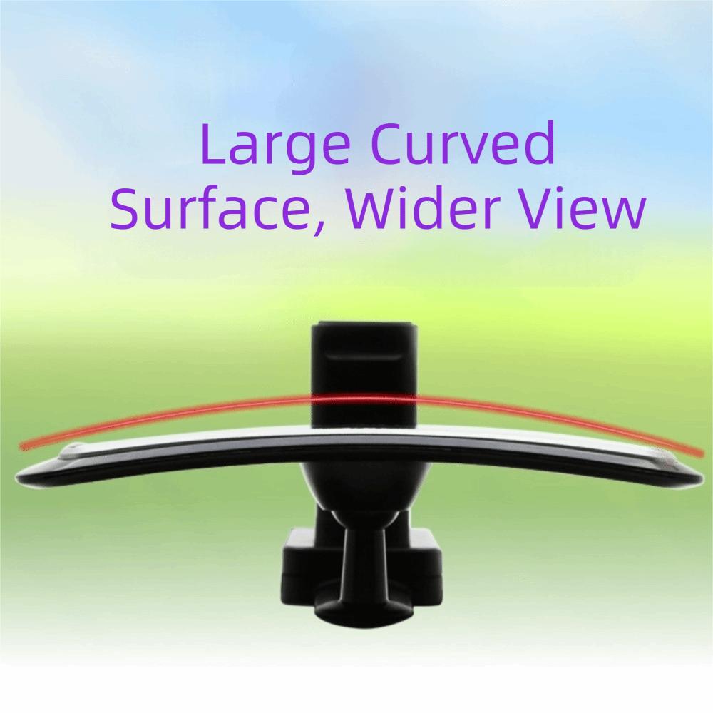 Safe Driving Wide Angle Curve Rearview Adjustable Car Auxiliary Mirror  Kids