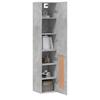VidaXL Highboard Concrete Grey 34.5x34x180 Cm Engineered Wood 3199085