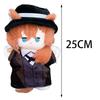 25CM BSD Nakahara Chuuya Dazai Akutagawa Ryunosuke Nakajima Atsushi Kunikida Ranpo Anime Cotton plush toy Hand Puppets Body doll