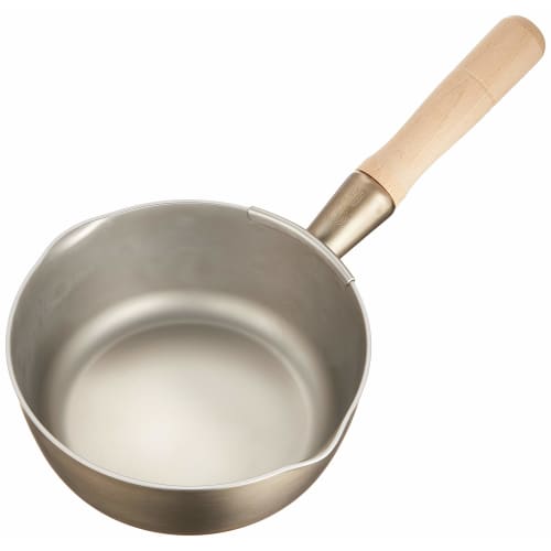 Endo Shoji Super Denji Yukihira Saucepan, 15cm, Eco-Clean Finish, Triple-Layer Clad Material, Made in Japan, AEK0501