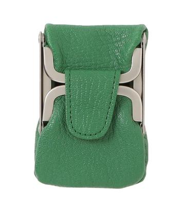 SOPO Coin Case, Mini Compact, for Men and Women, Leather, Made In Japan, SO67 Green
