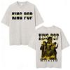 King of Pop Michael Jackson Tour Gewaschenes Vintage T-Shirt Herren Harajuku High Street T-Shirts Lässiges Baumwolle Übergroßes T-Shirt