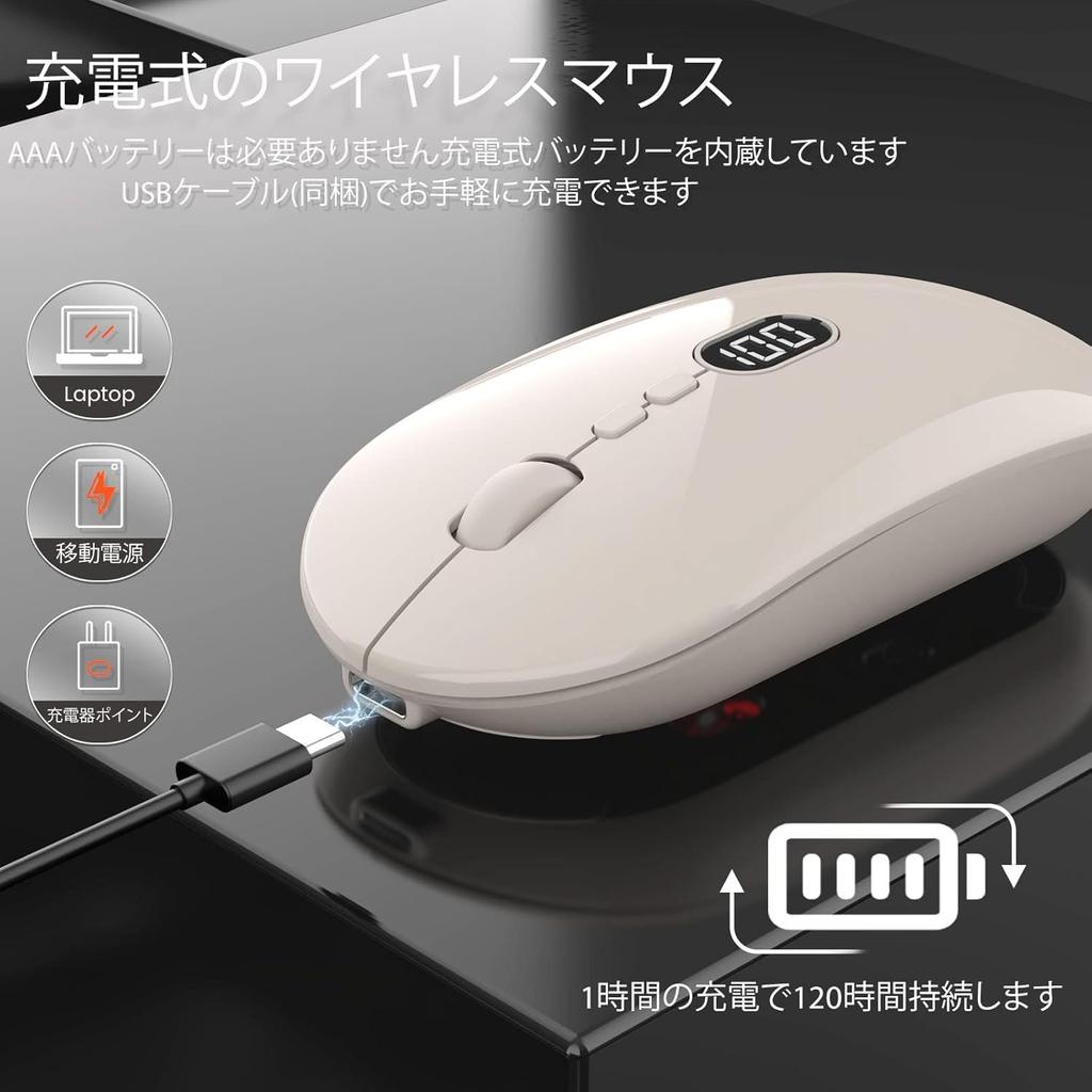 MAMBASNAKE X1 Wireless Quiet Power Indicator DPI Ergonomic Compatible with Mac and Windows PCs Mouse, 2.4GHz, Ultra-Slim, High-Precision,