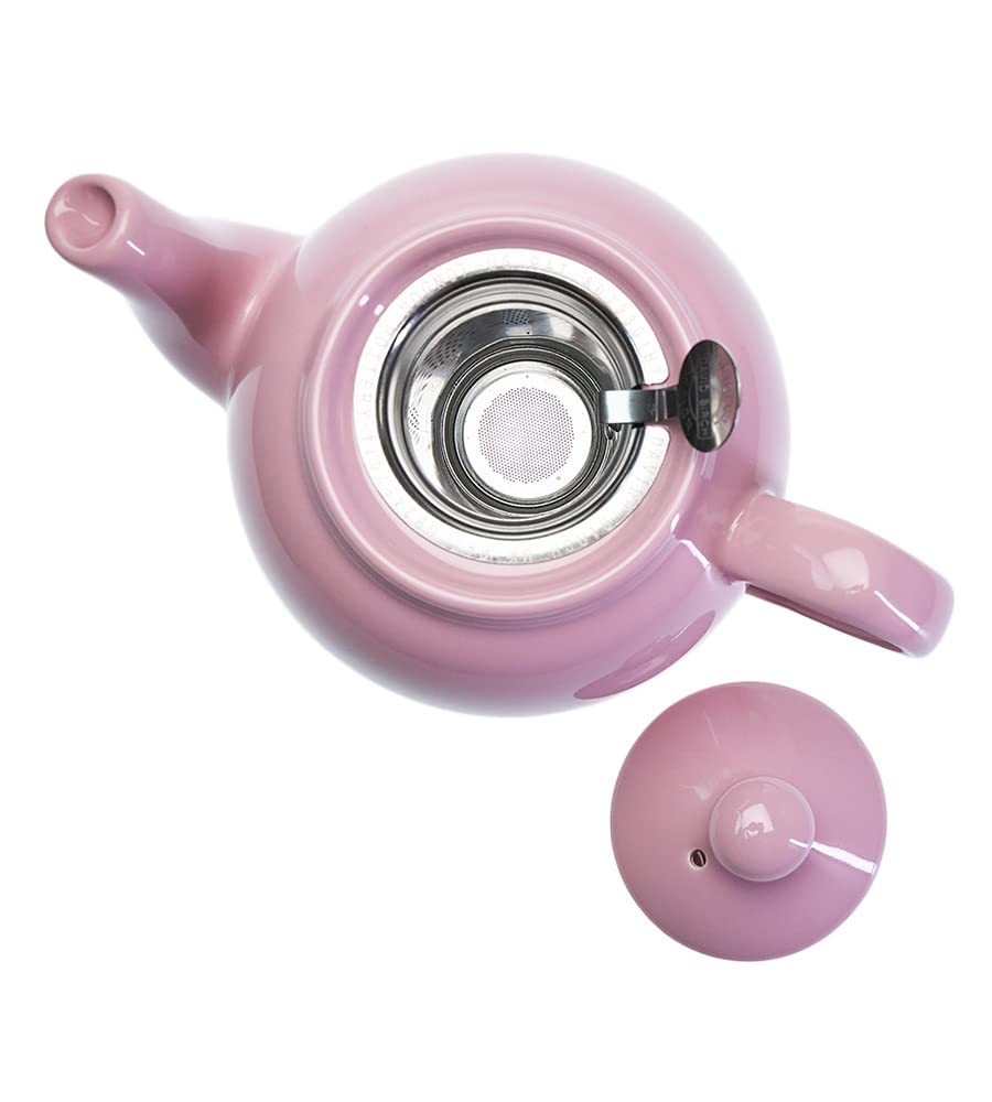 This 600ml teapot from the home of authentic British black tea is crafted from cherry blossom-patterned stoneware and features a charming rounded