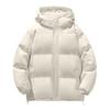 Men's Oversized Casual Down Jacket With Long Sleeves And Hood