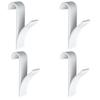 2 Pcs Hangers for Heated Towel Multi-Purpose Radiator Hooks Coat Clothes Hanger Scarf Rack Bath Hook