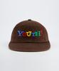 ANNOT Youth Long Bill Washed Cap Brown