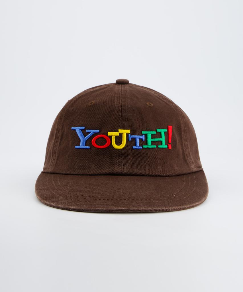 ANNOT Youth Long Bill Washed Cap Brown