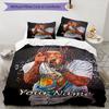 3pcs Custom Name Rap Star Energy Style Bedding Set Printed Bedding Set Duvet Cover Closure Includes 1 Duvet Cover & 2 Pillowcases Bedroom Decor