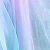 2025 Women's Gradient Deep V Evening Gown - European/American Style with Waist-Gathering & Big Swing