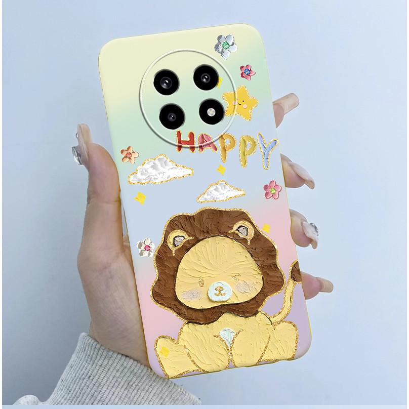 For Realme 13 Plus 5G Case Soft TPU Silicone Cover Lovely Cartoon Panda Astronaut Phone Case For Realme 13+ Global Coque Funda