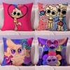 Game DDandys World anime Pillow Case Silky elegant Comfort Sofa Bed Invisible zipper