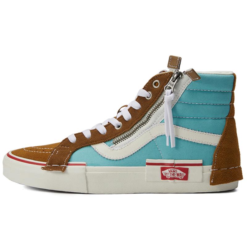 

Vans SK8 HI Reissue Cap Skate Shoes Blue/Brown Vans VN0A3WM1602 35