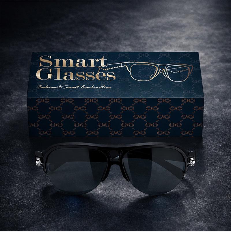 Smart Bluetooth UV Protection Sunglasses - Comfortable, No Pressure Fit for Running, Cycling, and Driving