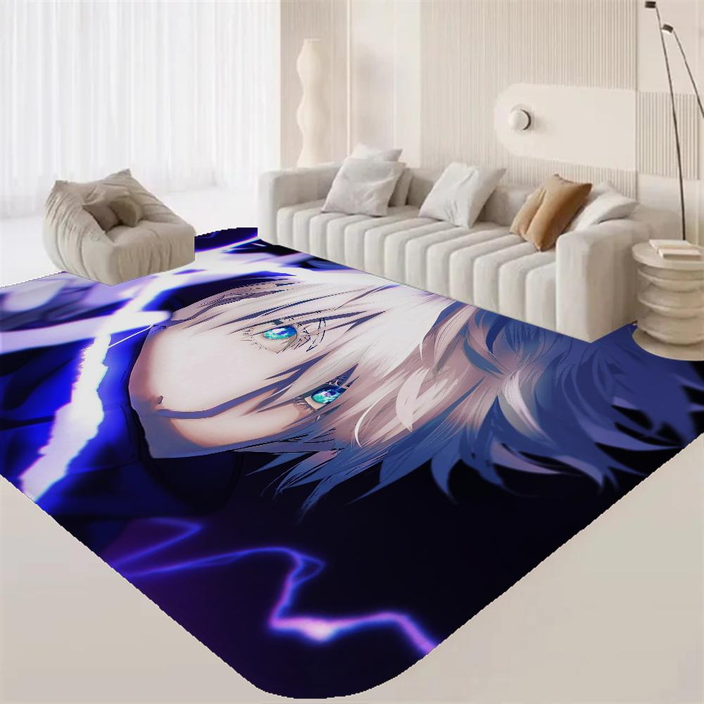 Jujutsu Kaisen Hot Anime Gojo Satoru Raummatten Günstiger Rutschfest Modernes Wohnzimmer Balkon Bedruckter Willkommensteppich