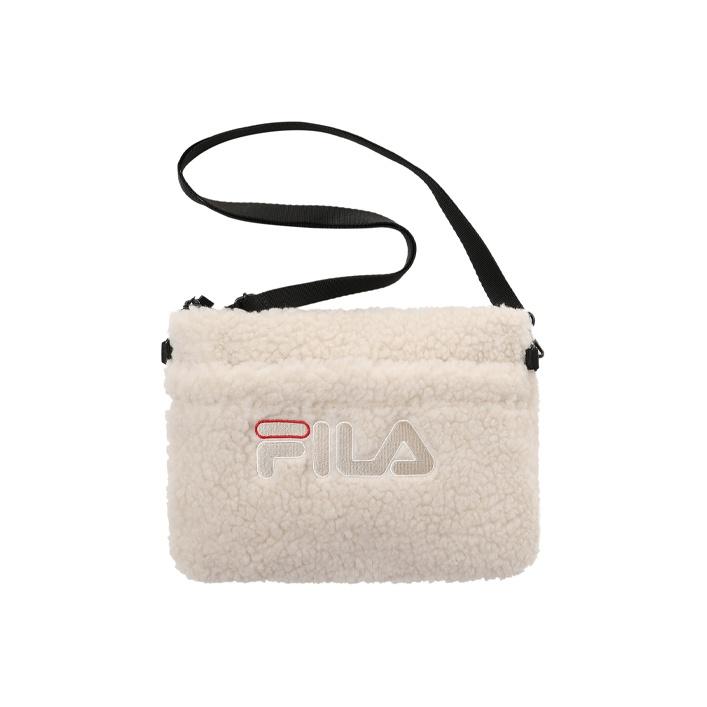 New FILA Polyester Crossbody Bag, Shoulder Bag Regular Unisex Cream FS3BCC6376X-CRM