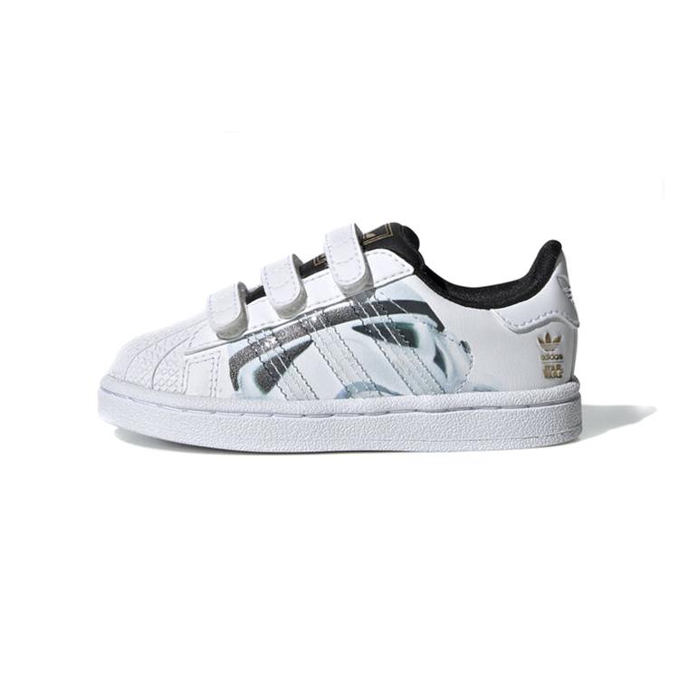 

Star Wars x Adidas Originals SUPERSTAR CF Cow Leather Comfortable Low top Toddler Shoes White Infant And Toddler B23645 25.5