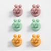 Storage Hook, Wall Mounted Shaver Holder, Toothbrush Holder, 6/1 Piece, Bathroom Non Flushing Silicone Hook, Shaver Holder