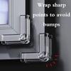 32PCS PVC Transparent Corner Protectors Soft & Strong Binder Protectors Clear Baby Corner Guards For Furniture, Fireplaces