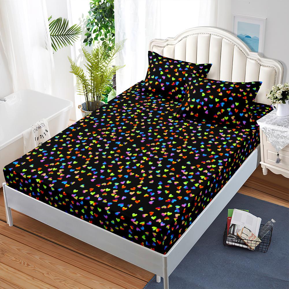 Three-Piece Mattress, Bed Cover, Small Fresh Mattress, Protective Cover, Bed Cover.