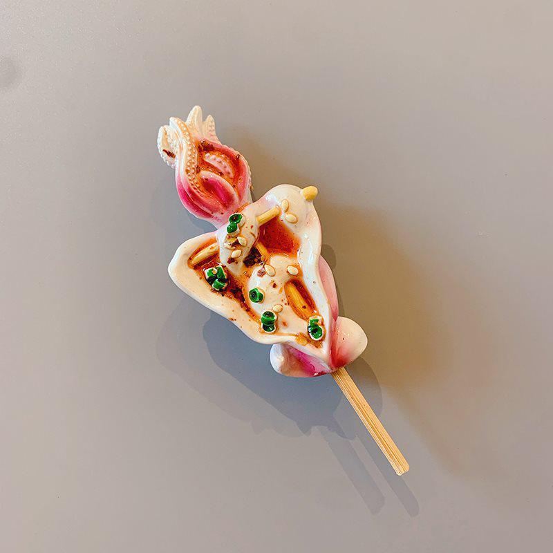 3D Creative Food Snack Message Fridge Magnet Sticker Set