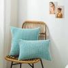Nordic Corduroy Throw Pillow - Modern Sofa Cushion with Corn Kernel Design