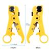 Multi Functional Wire Stripping Pliers Rotating Coaxial Cable Network Video Telephone Line Cutting Pliers