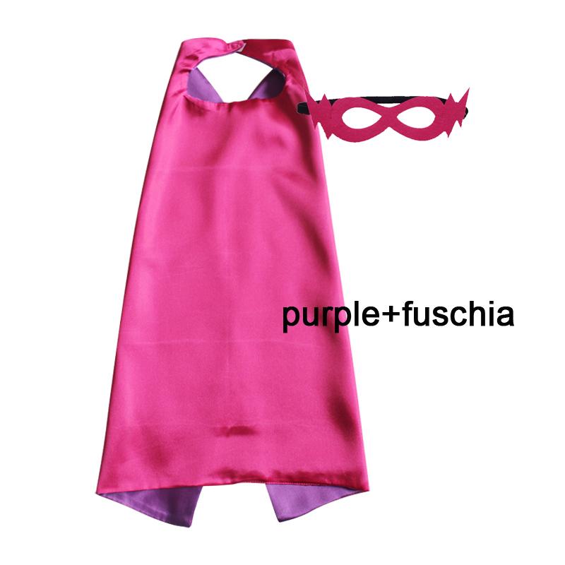 Kids Superhero Capes Plain Satin Solid Capes Boys Girls Birthday Party Favor Anime Cosplay