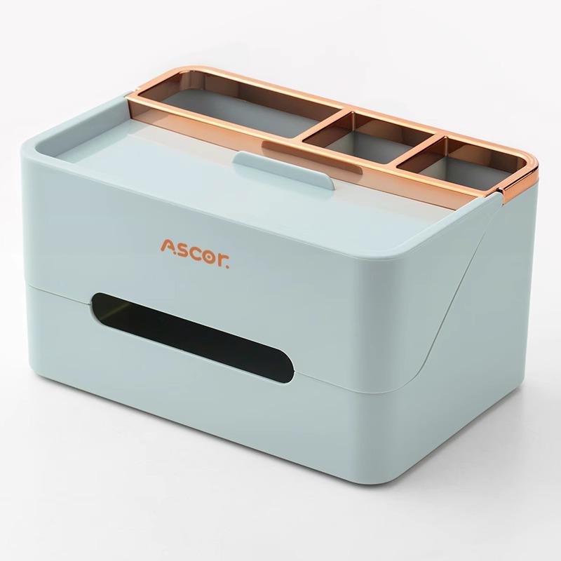 

Light Luxury High-end Tissue Box Minimalist Modern Design for Living Room Coffee Table Home Creative Remote Control Storage Box