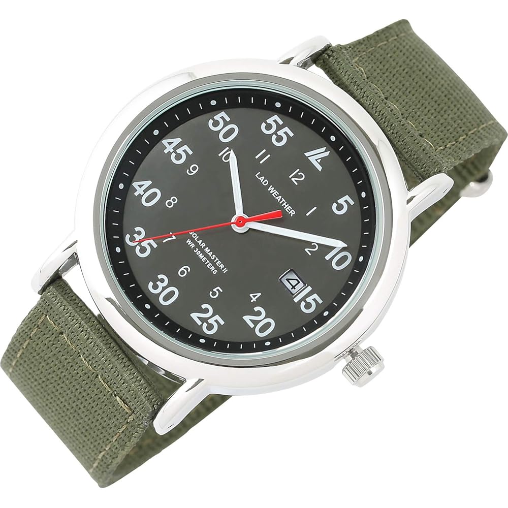 Radweather Solar Military Watch Black Khaki Unisex Durable Timepiece