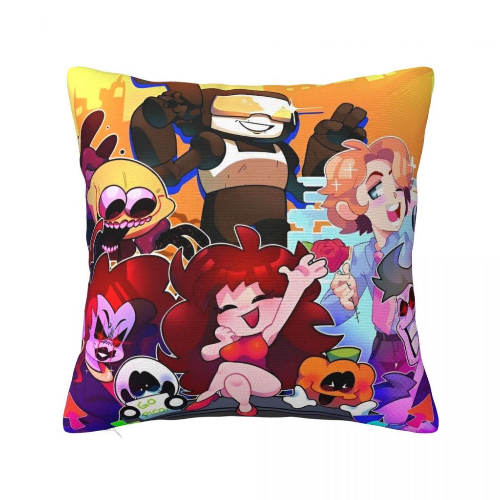 Credits To RealDazzen Friday Night Funkin Pillow Covers Living Room Cushion Case Cool Home Decoration Throw Pillow Case