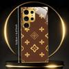 Luxury Monogram Pattern phone case s26 ultra case s25 ultra case glass for Samsung Galaxy S26 S25 S24 S23 S22FE Ultra Plus